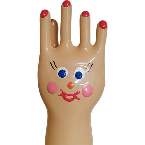 Vicces Kondom CONDOMERIE Big Happy Hand XL kézzel festett