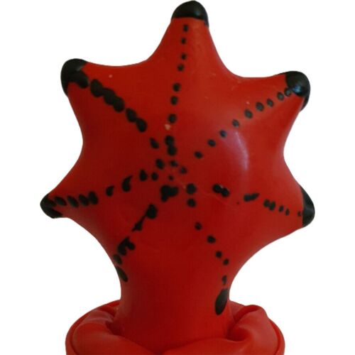 Vicces óvszer CONDOMERIE Starfish kézzel festett