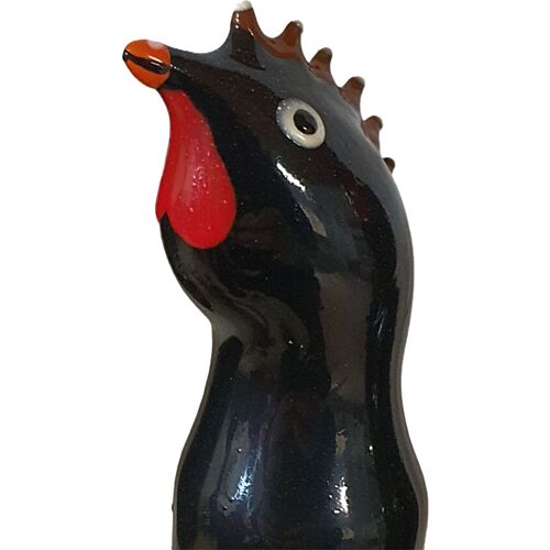 Vicces óvszer CONDOMERIE BLACK ROOSTER kézzel festett