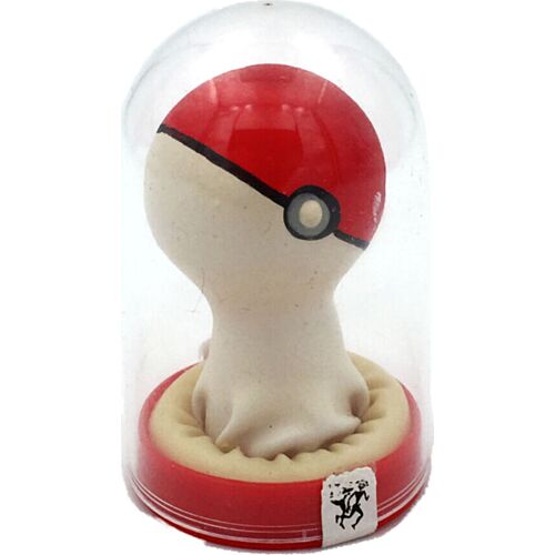 Vicces óvszer CONDOMERIE POKEBALL kézzel festett
