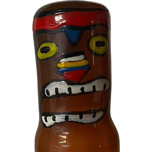 Vicces kondom CONDOMERIE TIKI TOTEM-HAWAII-03 kézzel festett