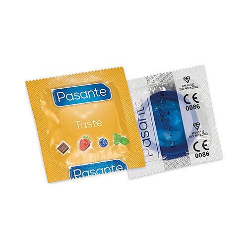 Kondom Pasante Áfonya 144 db-os csomagban
