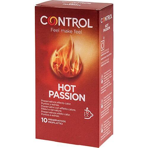 Óvszer CONTROL Hot Passion 10 db melegítő hatással
