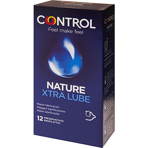 Kondom CONTROL ADAPTA NATURE 12 db extra síkosítással