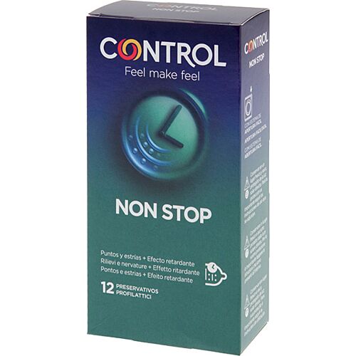 Kondom CONTROL - NONSTOP DOTTOK ÉS VONALAK 12 DB