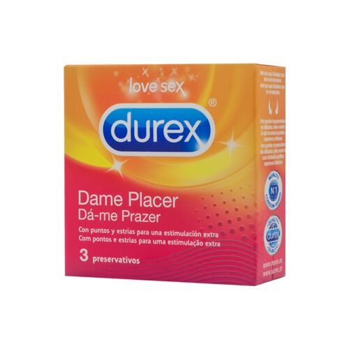 Preservatív DUREX DAME PLACER 3 db
