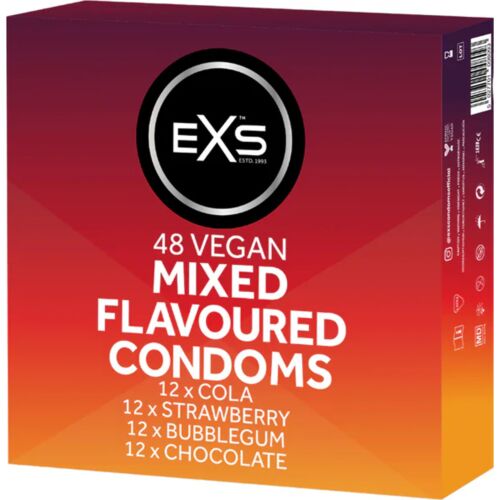Kondom Exs Mixed Flavours 48 db - Különböző ízek