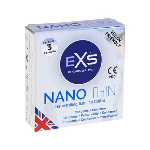 Óvszer Exs Nano thin 3?s - Kényelmes és érzékeny