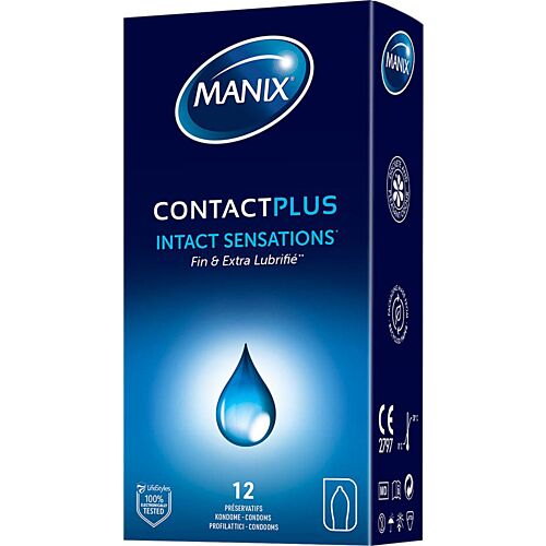 Box Contact Manix 12 db óvszer kényelemmel