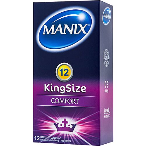 Óvszerek Manix Box King Size 12 db magas minőséggel