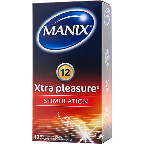 Óvszer Manix Box Xtra Pleasure 12 db