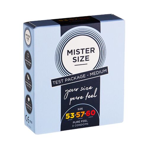 Masturbátor Mister Size 53,57,60 három különböző méretben
