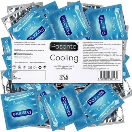 Kondom PASANTE Cooling Effect 144 db-os csomagban