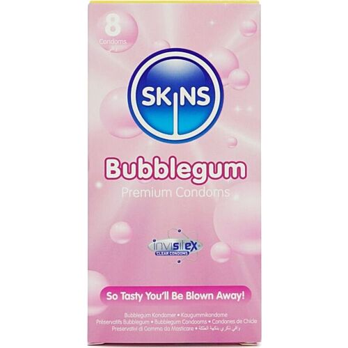 Kondom SKINS Bubblegum Premium 8 db-os csomag