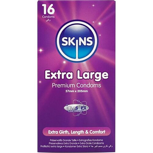 Kondom SKINS Extra Large 16 darabos csomag