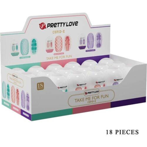 Masturbátor PRETTY LOVE CUPID X különböző textúrákkal