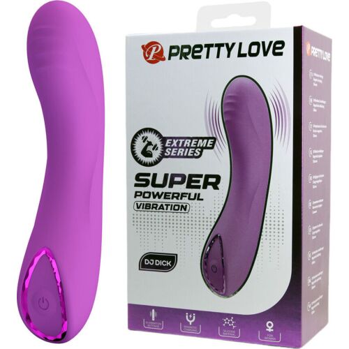G-ponti vibrátor PRETTY LOVE DJ DICK | Kompakt forma és erőteljes vibrációk