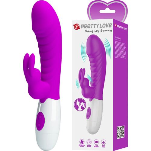 Vibrátor Pretty Love Naughty Bunny | Erőteljes dupla izgatás