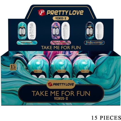 Masturbátor PRETTY LOVE VENUS X 15 | Különleges textúrák