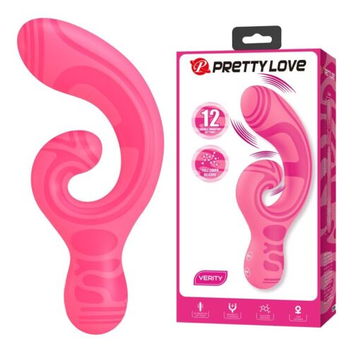 HIGH TECH PRETTY LOVE VERITY USB töltésű dupla végű vibrátor