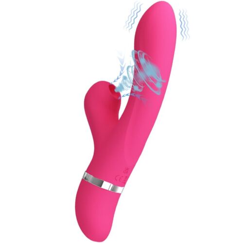Vibrátor HIGH TECH PRETTY LOVE WILLOW szívó funkcióval