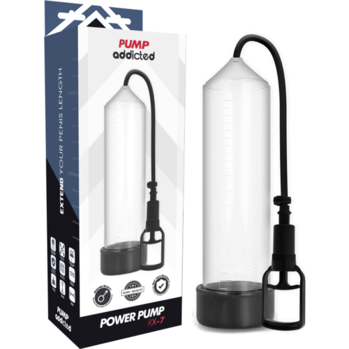 Péniszpumpa PUMP ADDICTED RX7 Átlátszó