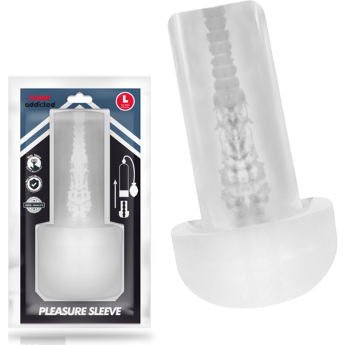 Masturbátor PUMP ADDICTED Pleasure Sleeve L