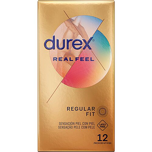 Kondom DUREX RealFeel 12 db | Latexmentes érzés