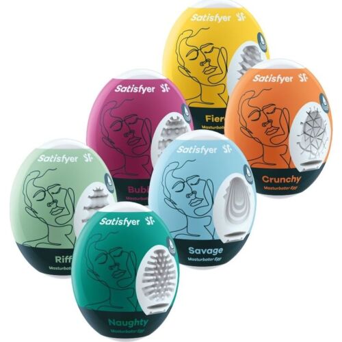 Masturbátor TOJÁS 6 DB SZETT Satisfyer - Hidro-aktív élmény