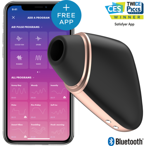 Succionador Satisfyer Love Triangle távoli kontrollal