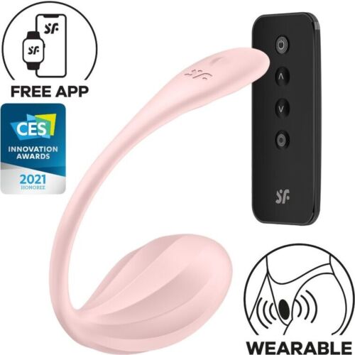 Vibrátor SATISFYER Ribbed Petal távirányítóval