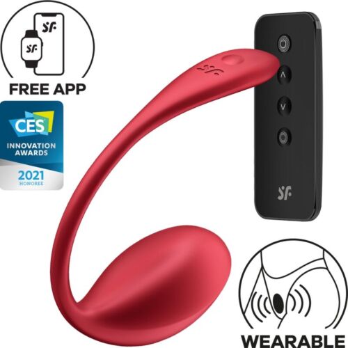 Vibrátor SATISFYER SHINY PETAL távirányítóval