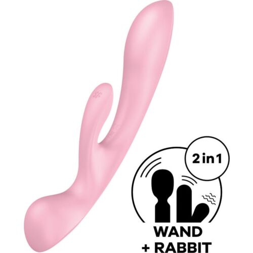 Rabbit vibrátor SATISFYER TRIPLE OH HYBRID VIBRATION