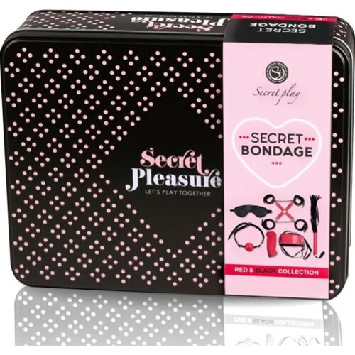 BDSM Készlet SECRETPLAY 6 db-os Vörös Kollekció