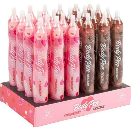 SECRETPLAY COSMETIC BODY PEN DISPLAY 24 UNITS – ehető testfestő toll