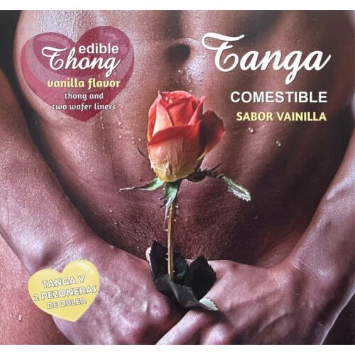 Ehető fehérnemű HOTFLOWERS Men's Thong vanília ízben