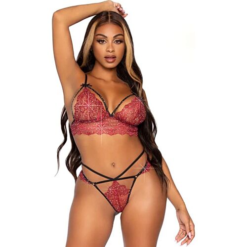 Szett Leg Avenue 81623 modern strappy dizájnnal
