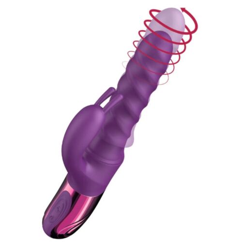 Vibrátor She.E.O Rabbit Swirl kettős stimulációval
