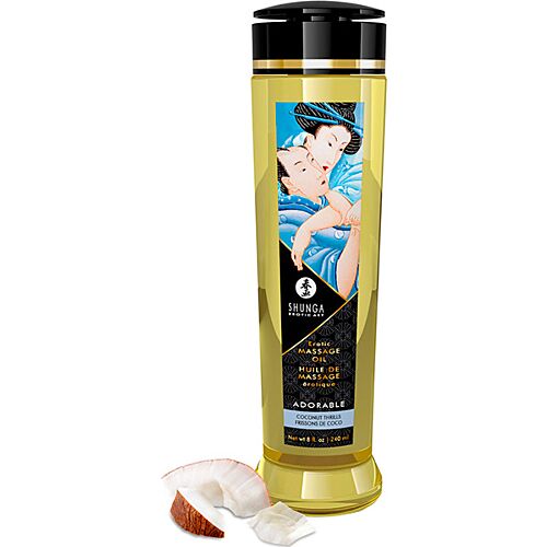 Masszázs Olaj SHUNGA - Érzéki Kókusz 240 ml