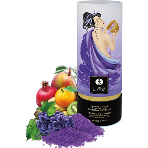 Fürdő só SHUNGA BATH EXPERIENCE egzotikus gyümölcs illattal