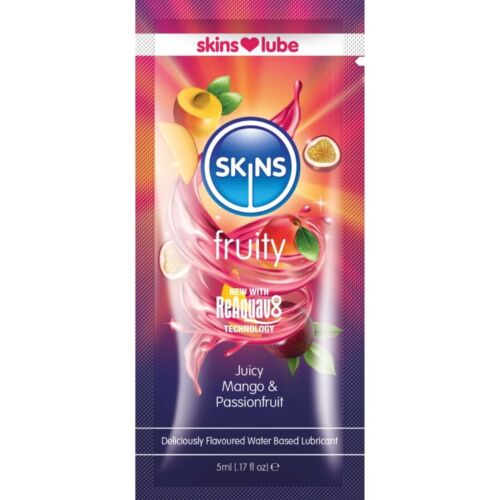 Lubrikáló SKINS Mango & Passion Fruit monodózis 5 ml