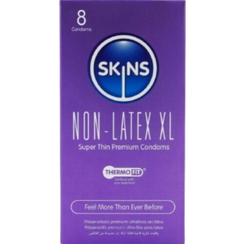 Kondom SKINS XL - hiperalergén és vegánbarát