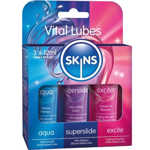 Lubrikáló készlet SKINS VITAL 3 x 12 ML