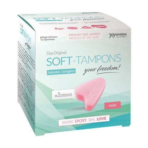 SOFT-TAMPONS JOYDIVISION Mini 3 db – Kényelmes intim higiénia