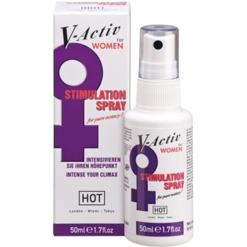 Orgazmus Intenzifikáló Spray HOT V-ACTIV 50 ml - Fokozza az élvezetet