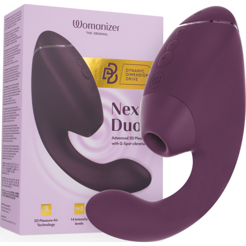 Vibrátor WOMANIZER DUO NEXT kettős stimulátor