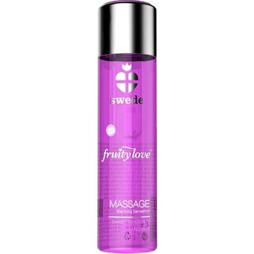 Melegítő hatású masszázsolaj SWEDE Fruity Love 60 ml