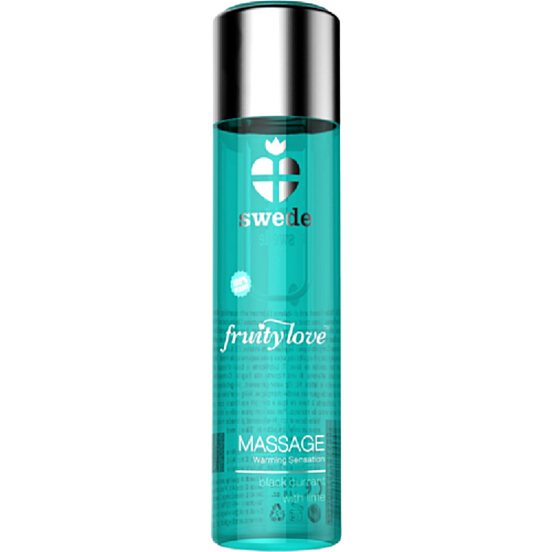 Melegítő hatású masszázsolaj SWEDE Fruity Love 120 ml