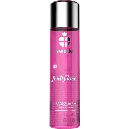 Masszázs olaj SWEDE Fruity Love melegítő hatással