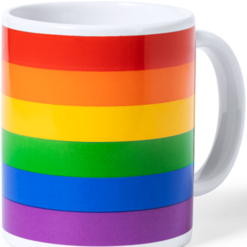 Bögre PRIDE LGBT zászló egyedi dobozban